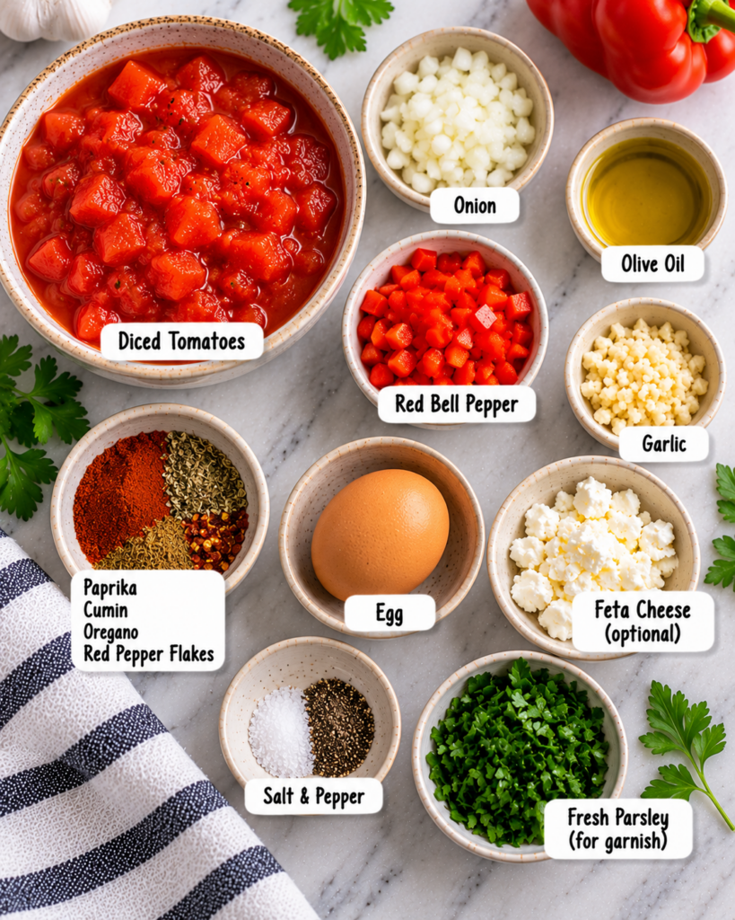 Microwave Shakshuka (Quick Single-Serving Breakfast)