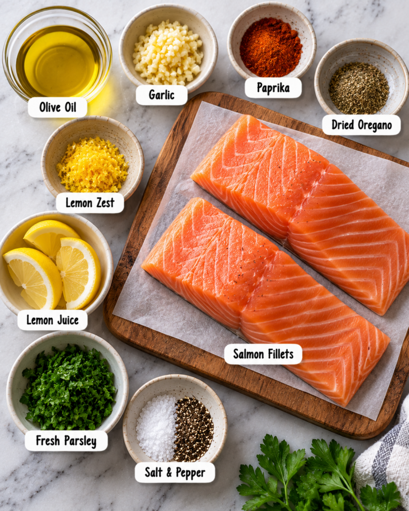 Air Fryer Salmon Recipe Collage