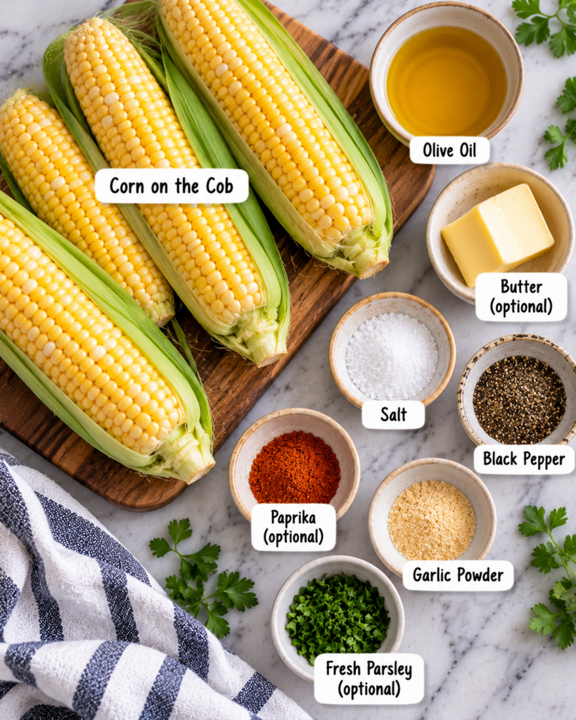 Juicy Air Fryer Corn on the Cob