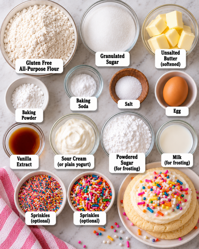 Soft Gluten Free Sugar Cookies