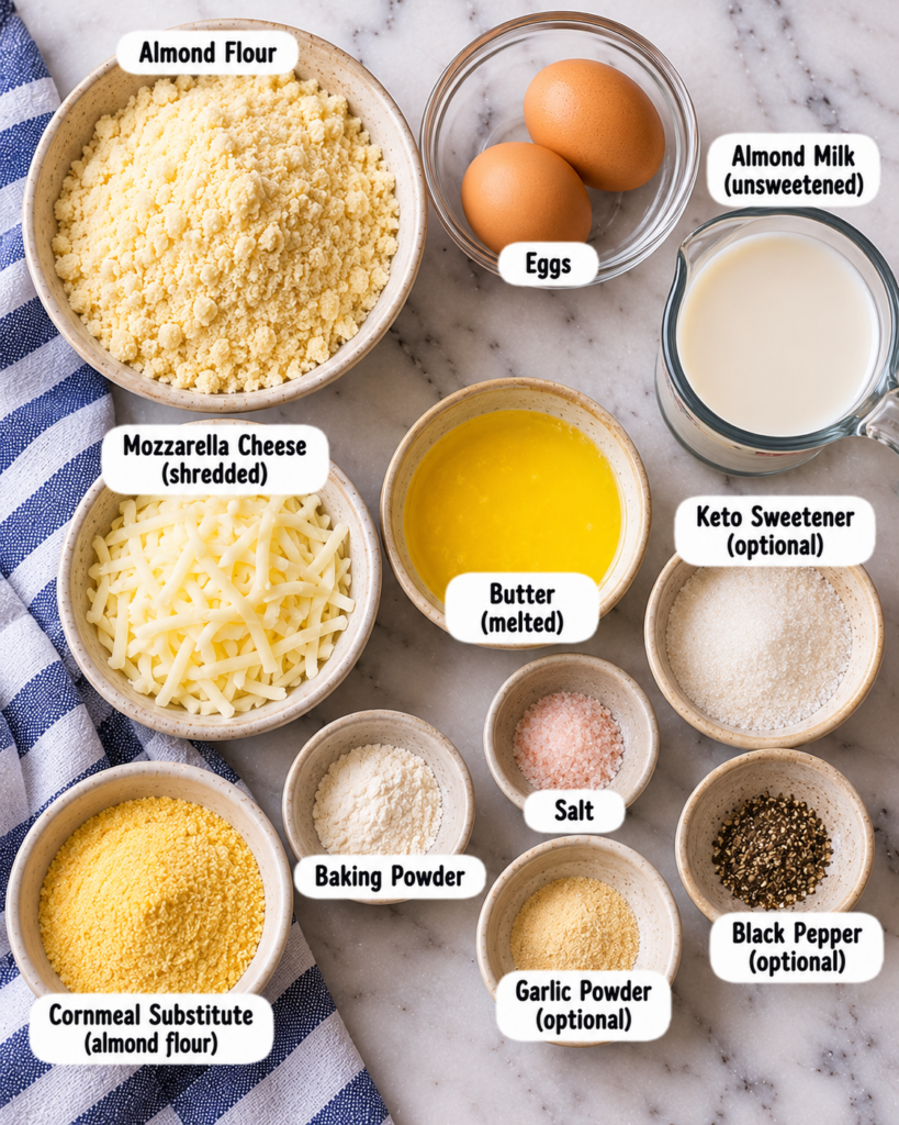 Easy Keto Cornbread Recipe