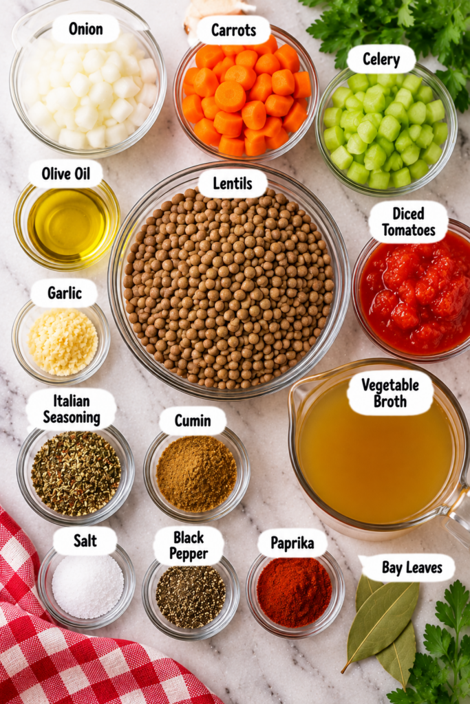 Easy Crockpot Lentil Soup Recipe