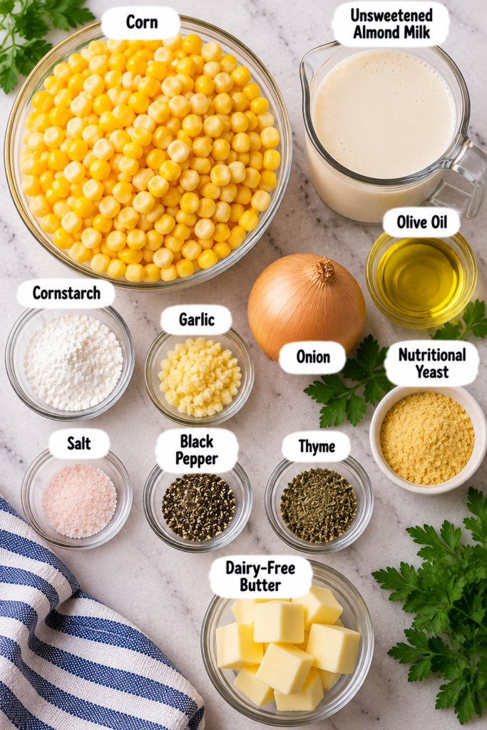 Dairy-Free Creamed Corn Recipe