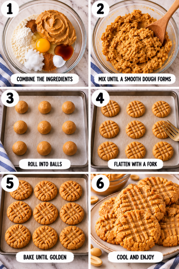 Easy Paleo Peanut Butter Cookies