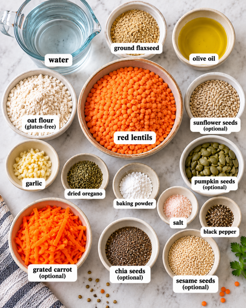 Red Lentil Bread Recipe (Gluten-Free & Vegan)