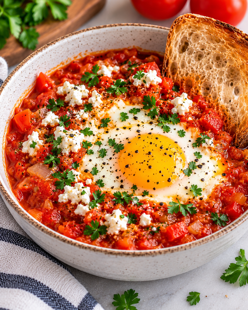 Microwave Shakshuka (Quick Single-Serving Breakfast)
