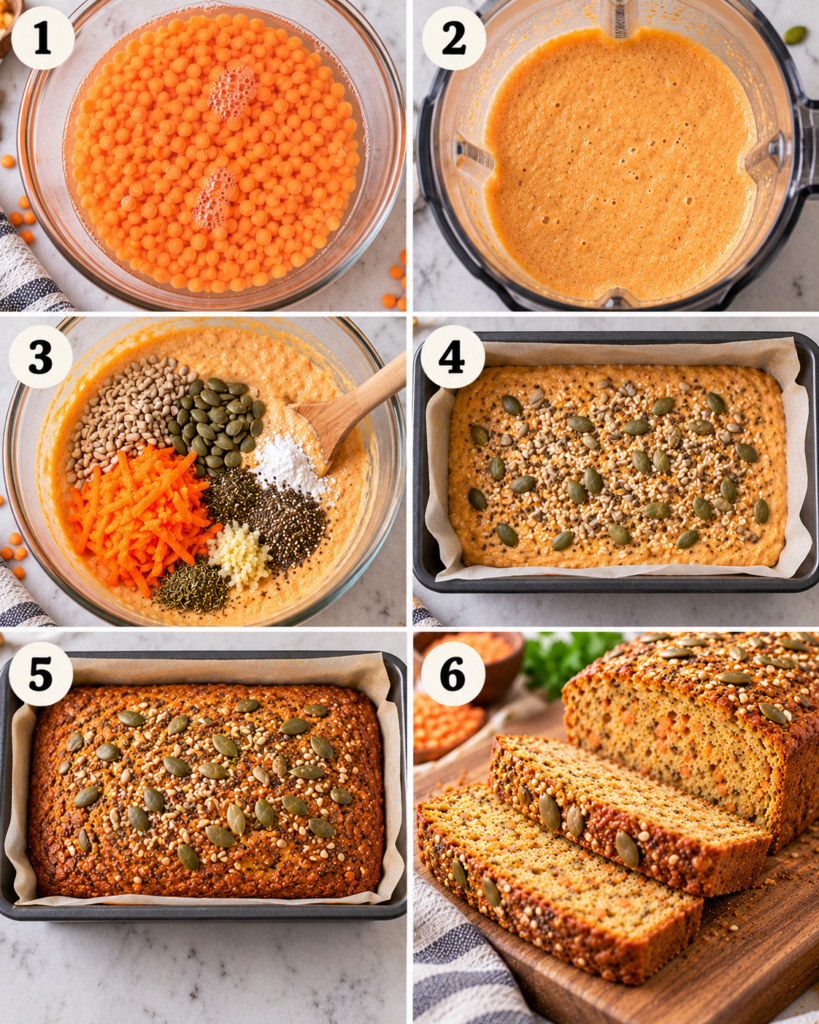 Red Lentil Bread Recipe (Gluten-Free & Vegan)