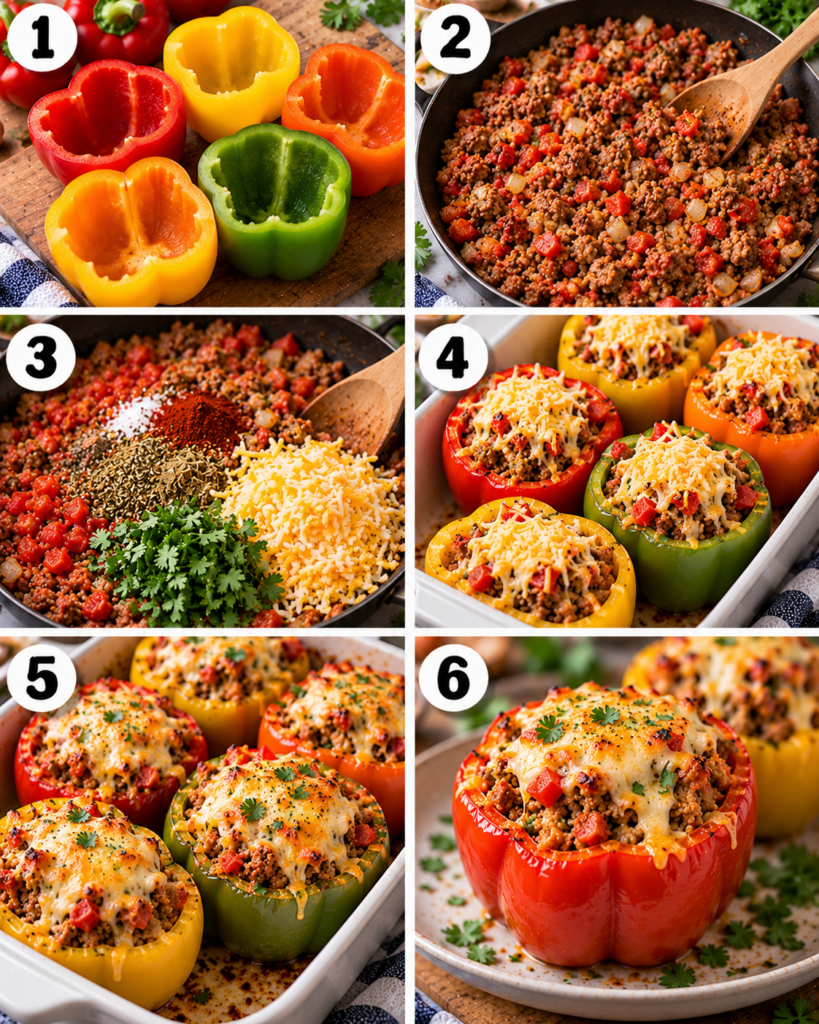 Keto Mexican Stuffed Peppers