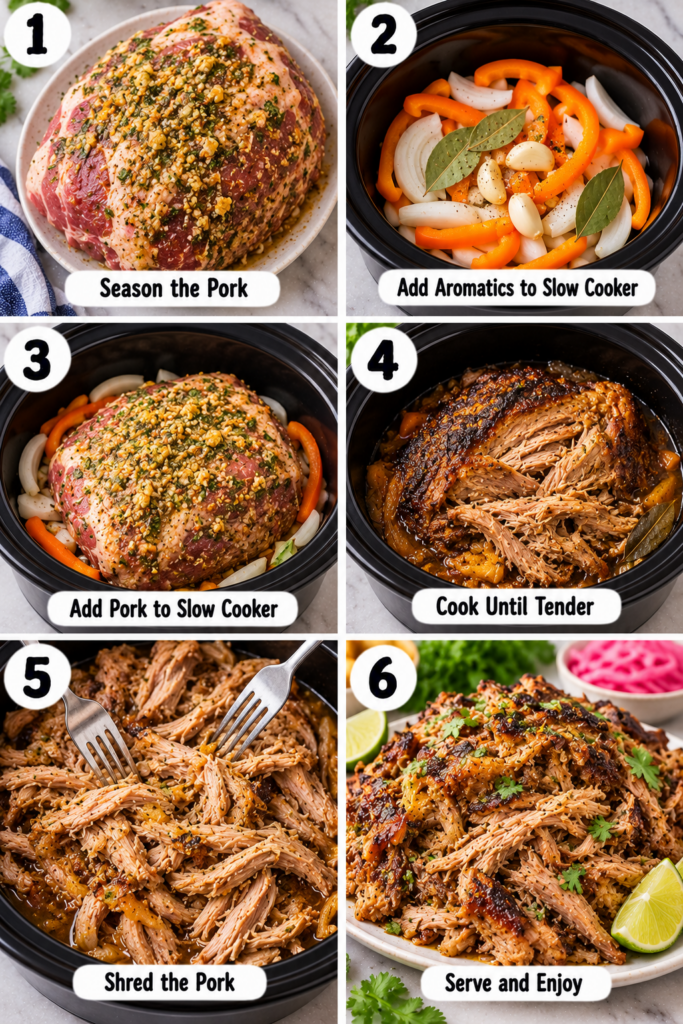 Easy Slow Cooker Pernil Recipe
