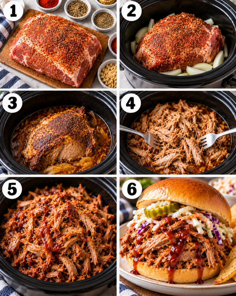 Slow Cooker Pulled Pork (Tender and Easy)