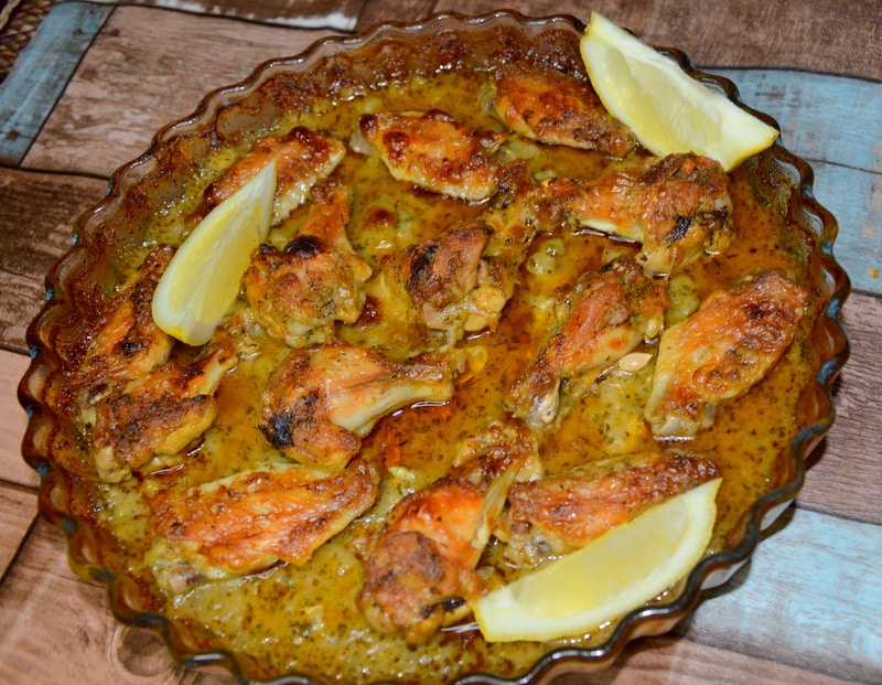 Baked Crunchy Lemon Pepper Wings