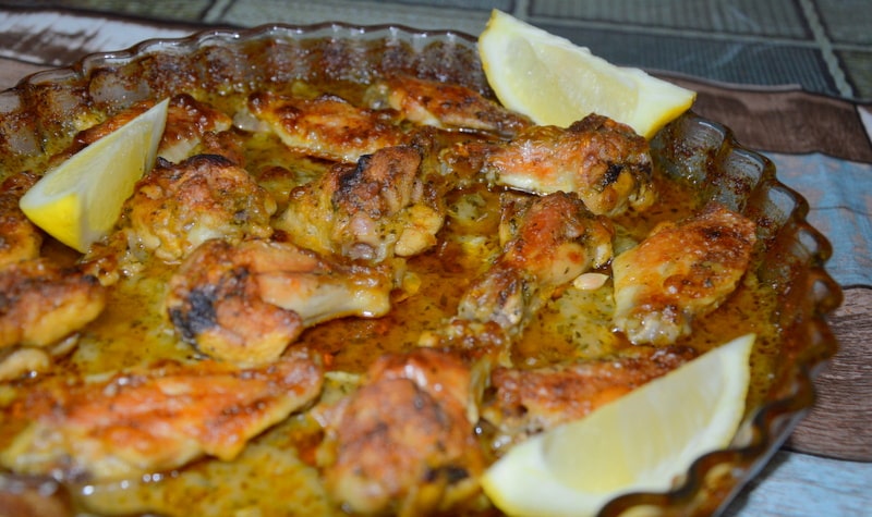 Baked Crunchy Lemon Pepper Wings