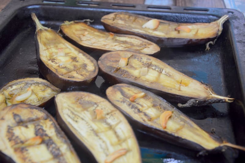 Baba Ganoush (AUBERGINE & TAHINI DIP)