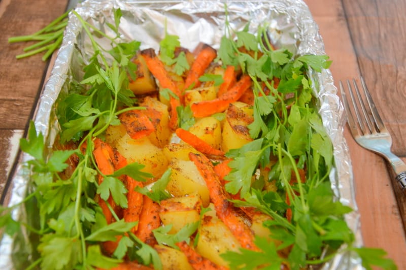 Roasted Potatoes And Carrots