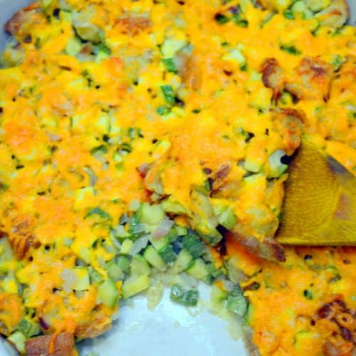 Delish Cheesy Zucchini Casserole Recipe