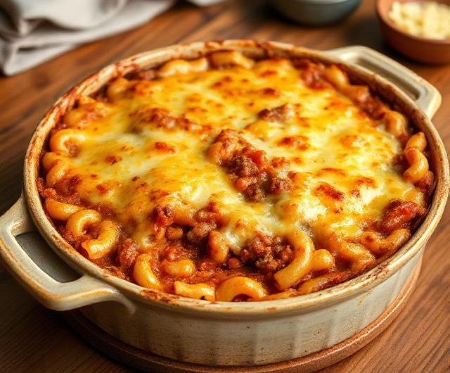 Beef and Macaroni Casserole