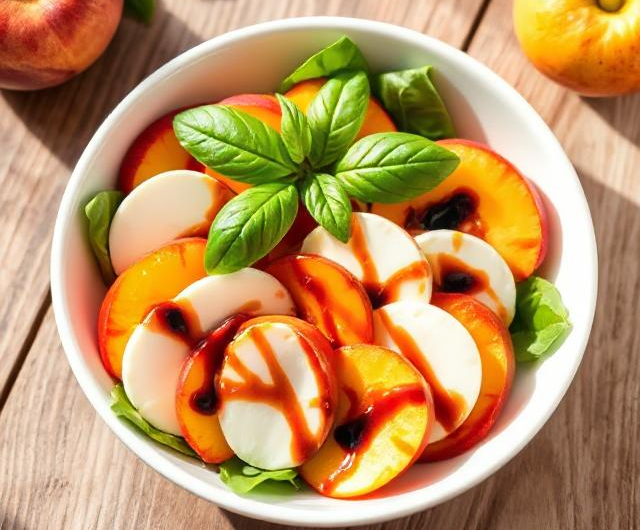 Peach Caprese Salad