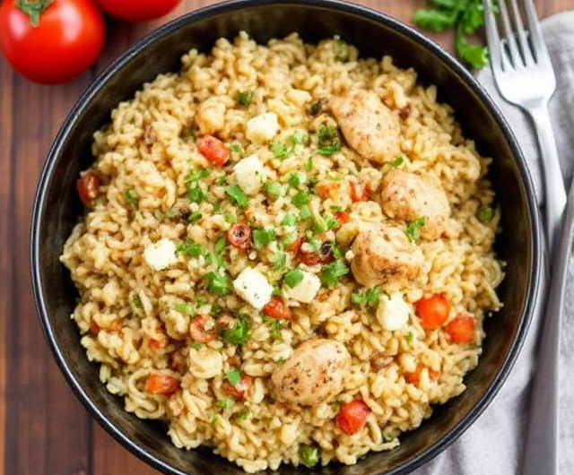 Greek Chicken Orzo