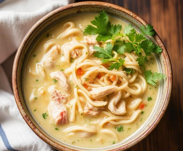 Creamy Chicken Noodle Soup