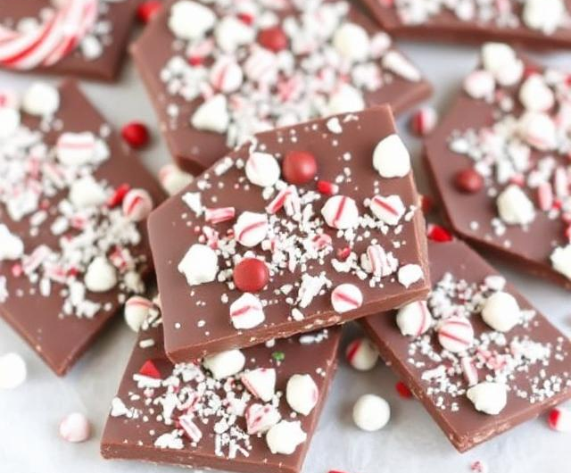 Easy Chocolate Peppermint Bark