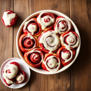 Red Velvet Cinnamon Rolls