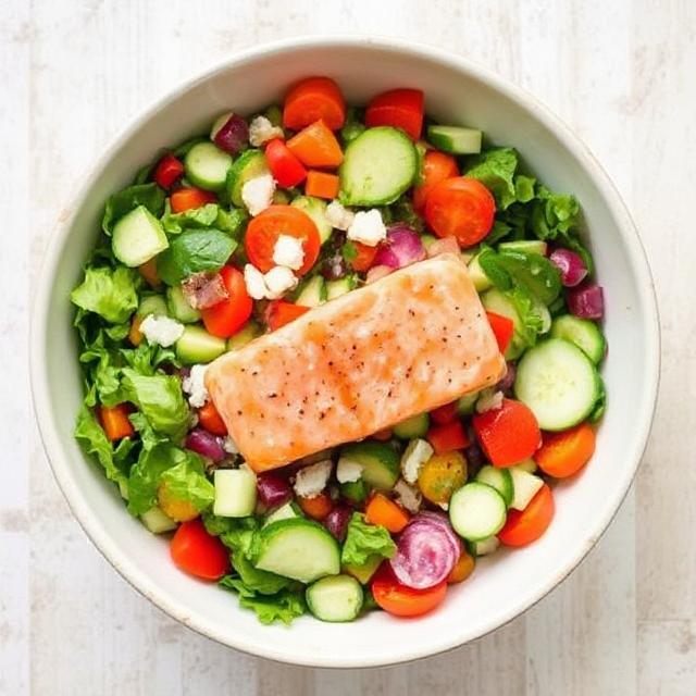 Greek Salmon Salad