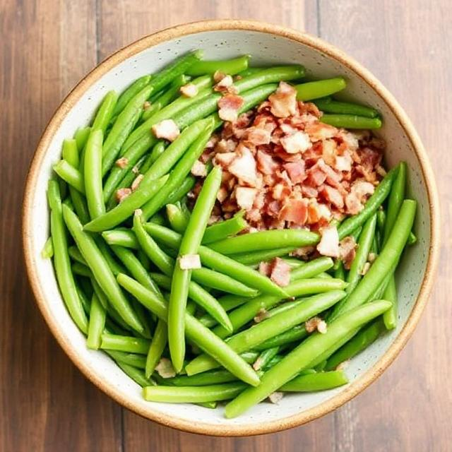  Green Bean Salad with Bacon  