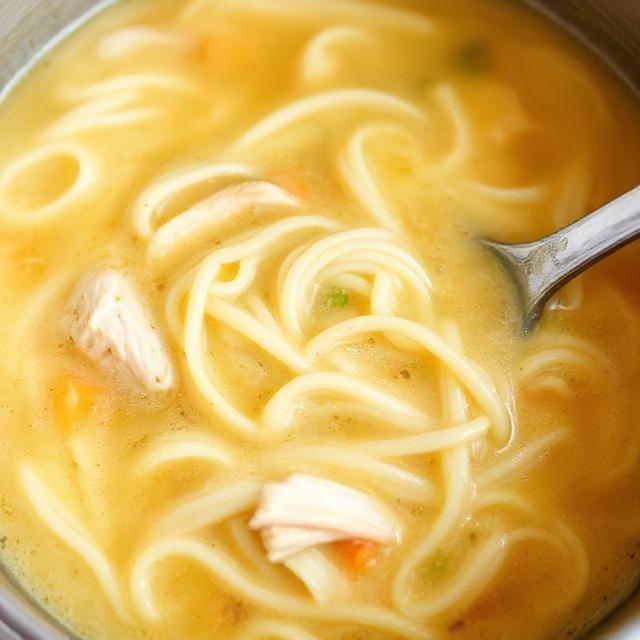 Easy Creamy Chicken Noodle Soup