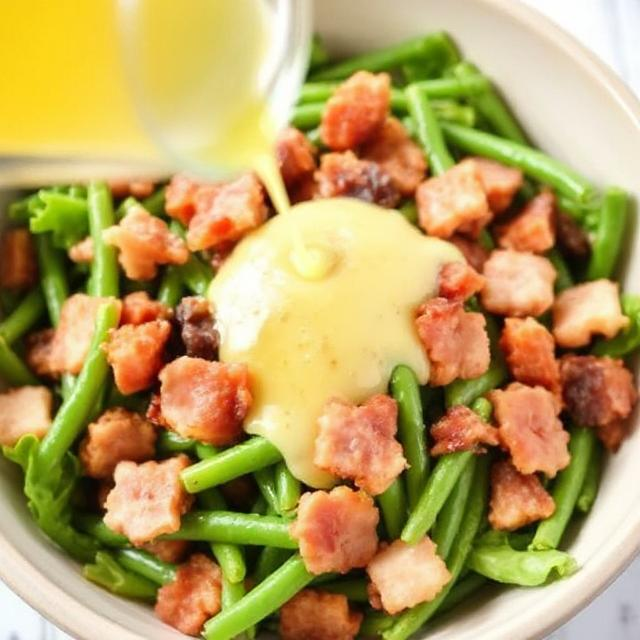  Green Bean Salad with Bacon  