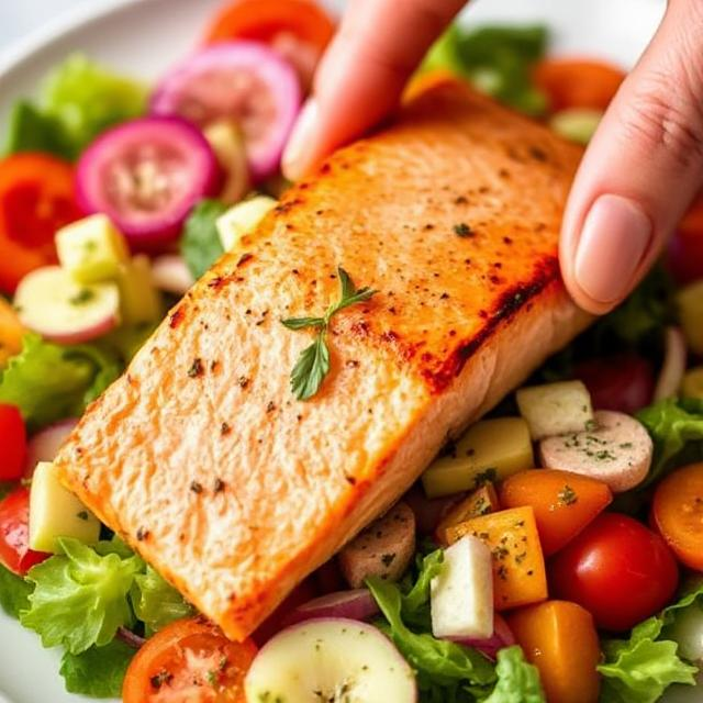 Greek Salmon Salad