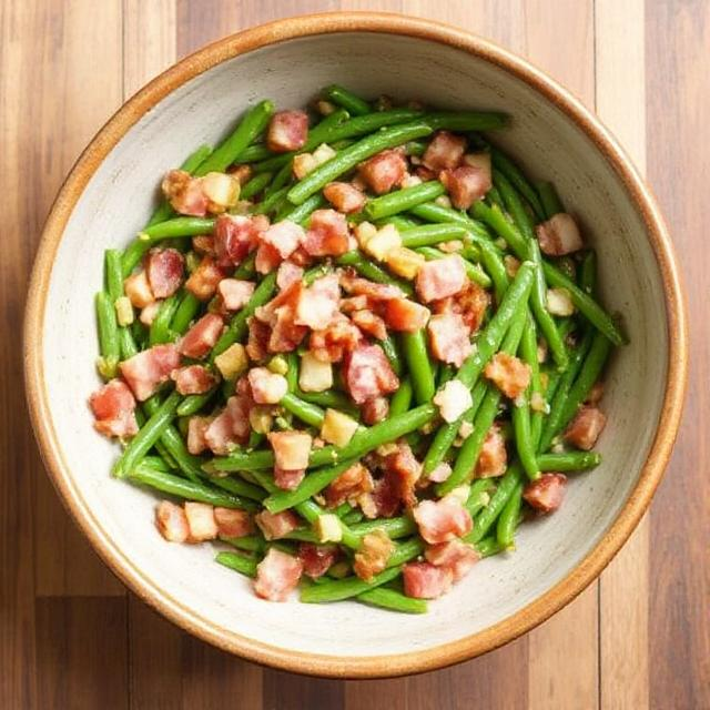  Green Bean Salad with Bacon  