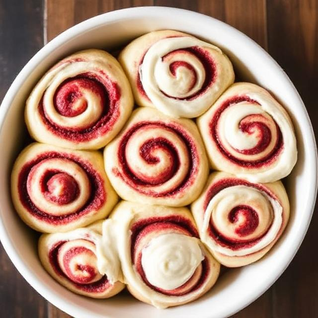 Red Velvet Cinnamon Rolls