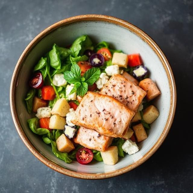 Greek Salmon Salad