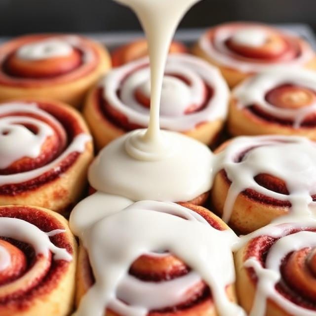 Red Velvet Cinnamon Rolls