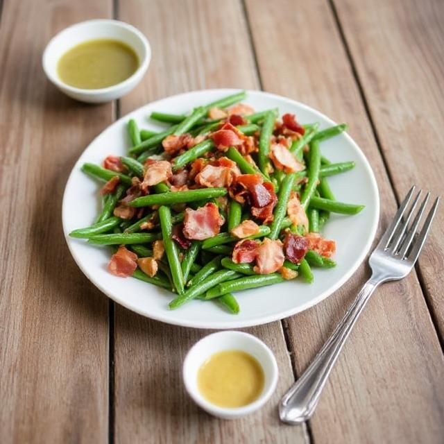  Green Bean Salad with Bacon  