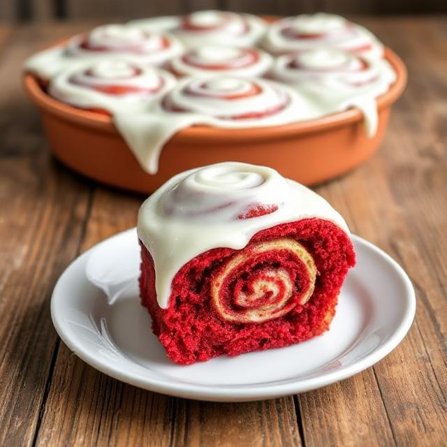 Red Velvet Cinnamon Rolls