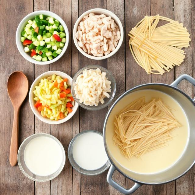 Easy Creamy Chicken Noodle Soup