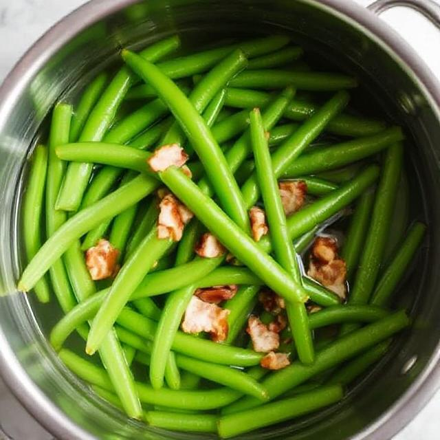  Green Bean Salad with Bacon  