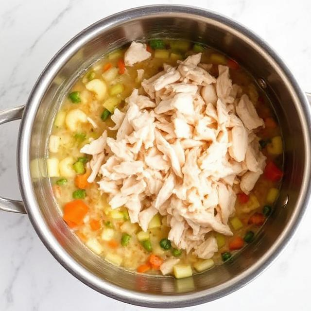 Easy Creamy Chicken Noodle Soup