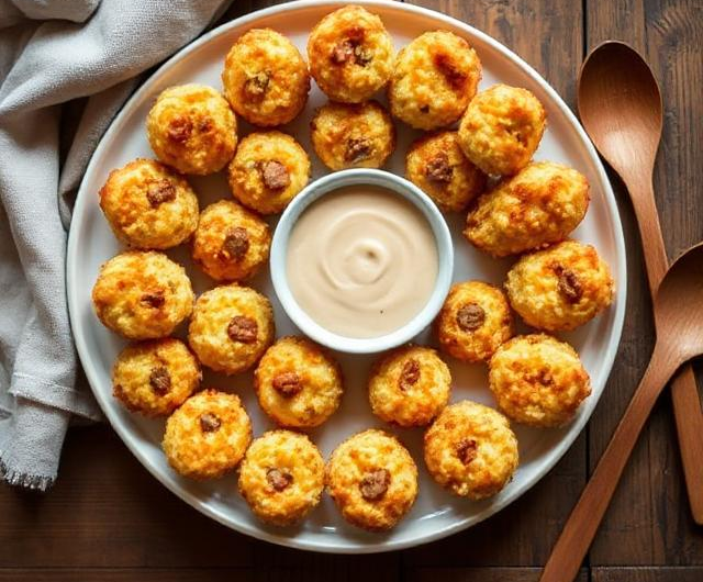 Easy Sausage Hashbrown Bites