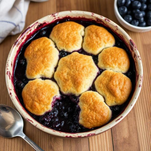 Easy Blueberry Cobbler