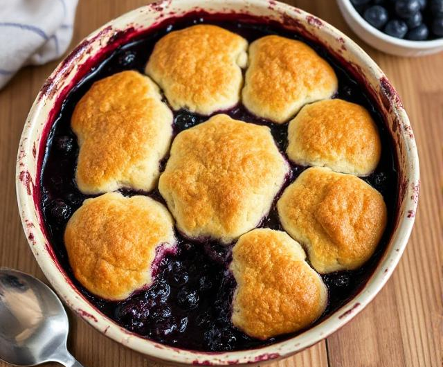 Easy Blueberry Cobbler