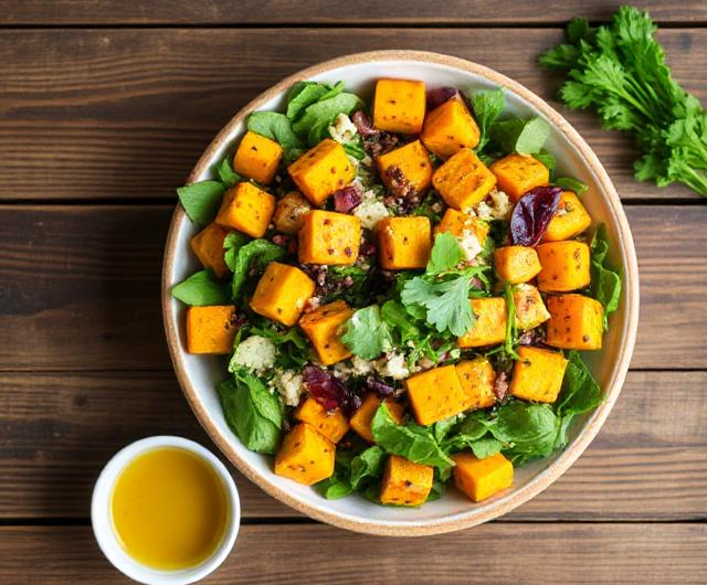 Easy Butternut Squash Salad  