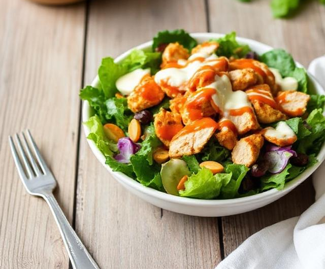 Easy Buffalo Chicken Salad 