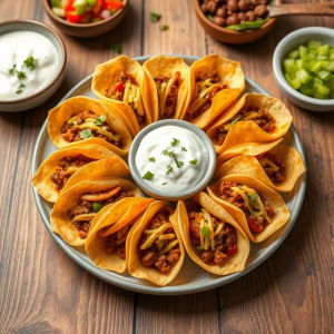 Beef & Bean Taco Bites