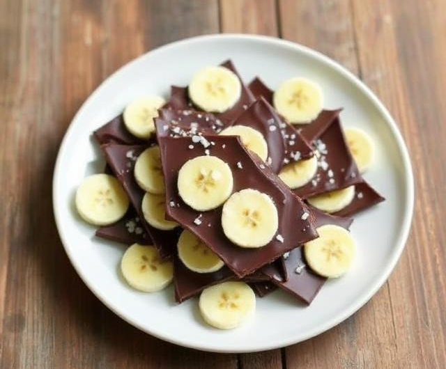 Easy Chocolate Banana Bark