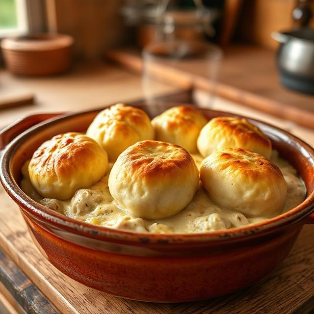 Easy Chicken and Dumplings Casserole