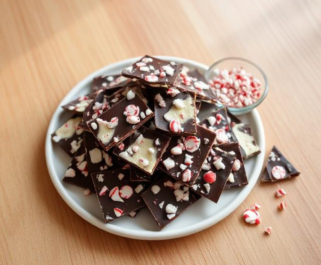 Easy Chocolate Peppermint Bark