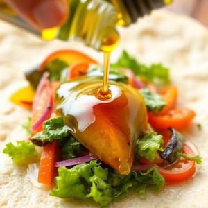 Mediterranean Veggie Wrap