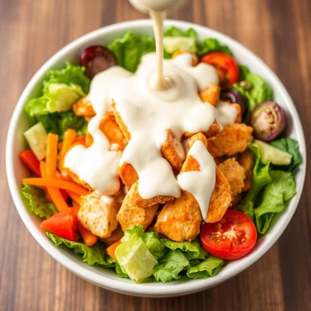 Easy Buffalo Chicken Salad